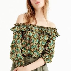 J.Crew 4 Elephant Print Ratti Top